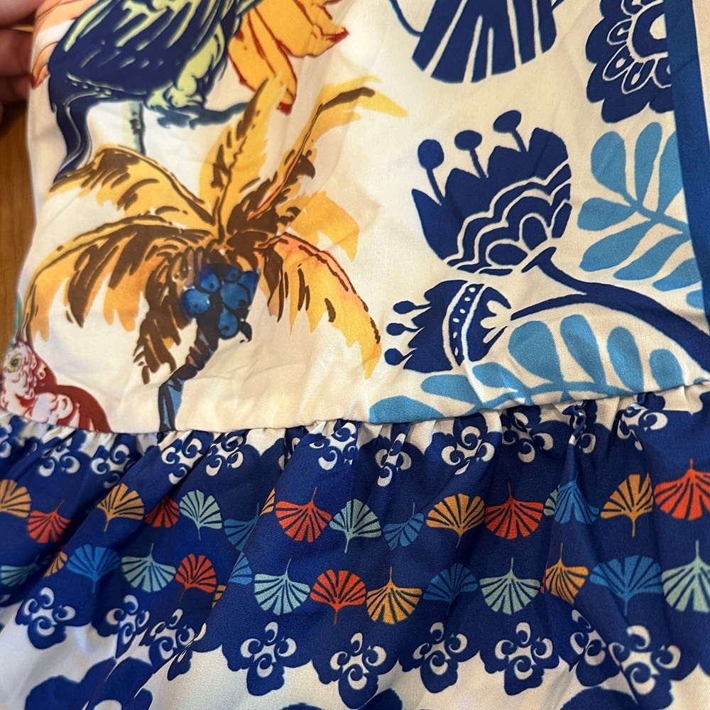 *last chance* SHEIN | Women’s Tropical Print Open Back Dress - Picture 4 of 10